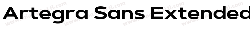 Artegra Sans Extended Bold字体转换